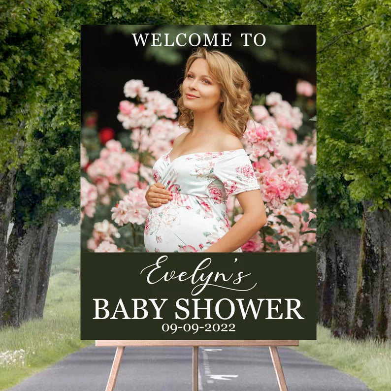 Custom Baby Shower Foam Board Poster Sign