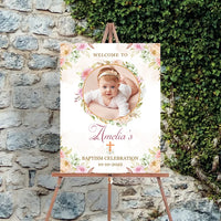 Custom Baptism Foam Board Poster Sign