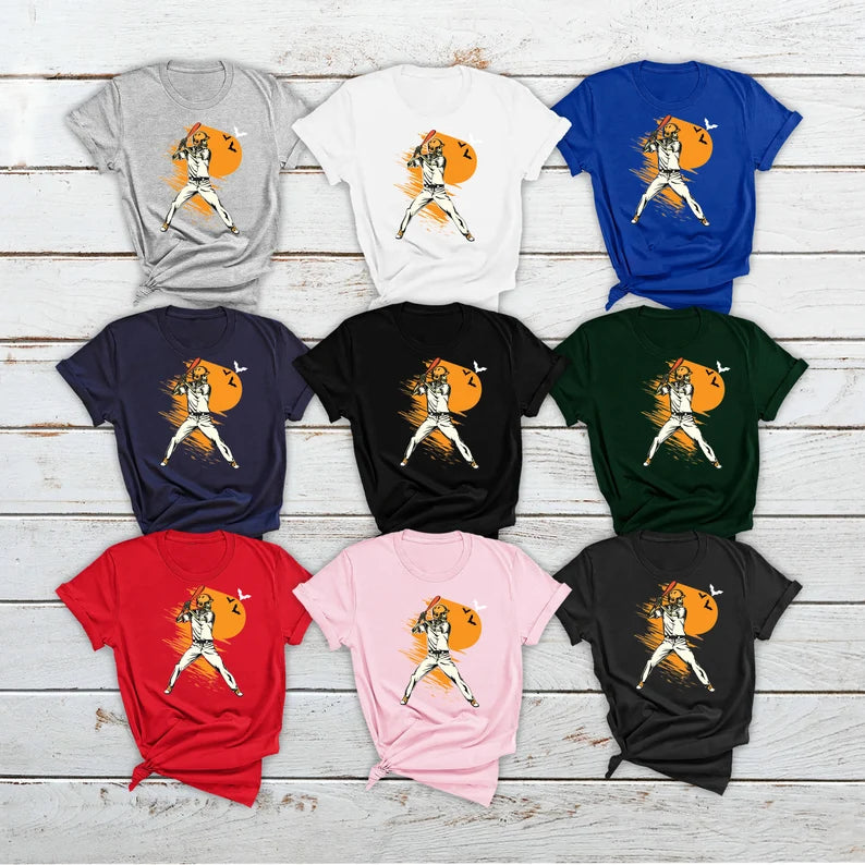 Baseball Skeleton Halloween T-Shirt