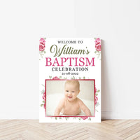 Custom Baptism Foam Board Poster Sign