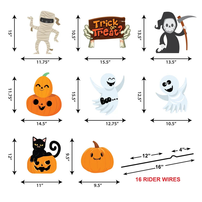 Halloween Yard Decorations Cutouts