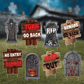 Halloween Tombstones Yard Sign Cutouts