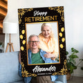 Personalized Happy Retirement 2025 Selfie Frame