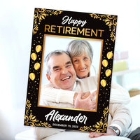 Personalized Happy Retirement 2025 Selfie Frame