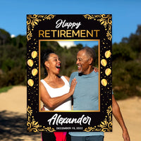 Personalized Happy Retirement 2025 Selfie Frame