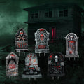 Halloween Tombstones Yard Sign Cutouts