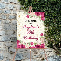 Custom Birthday Foam Board Poster Sign
