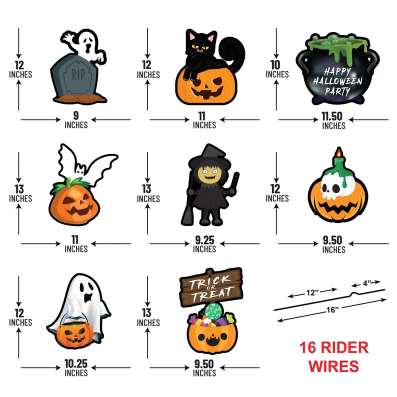 Halloween Yard Decorations Cutouts
