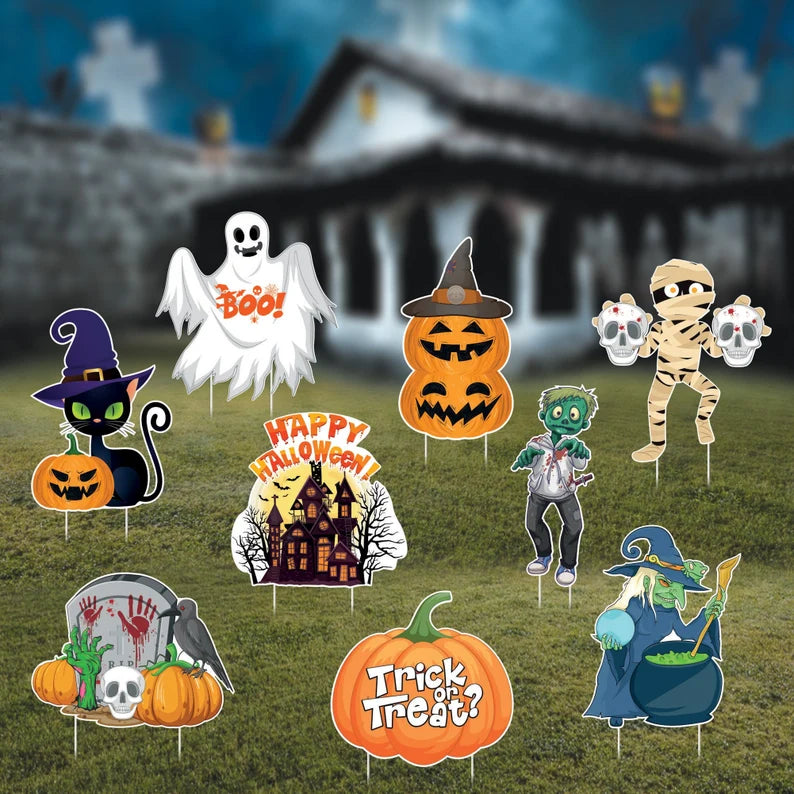 Halloween Yard Decorations Cutouts