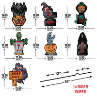 Halloween Yard Decorations Cutouts