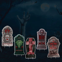 Halloween Tombstones Yard Sign Cutouts