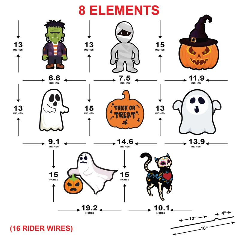 Halloween Yard Decorations Cutouts