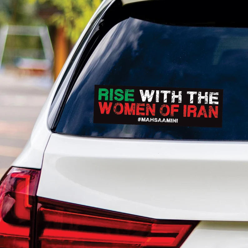 Rise With the Women of Iran Sticker Vinyl Decal