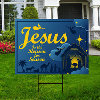 Christmas Holy Nativity Yard Sign