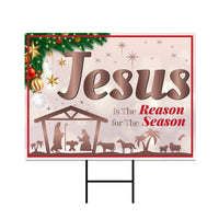 Christmas Holy Nativity Yard Sign