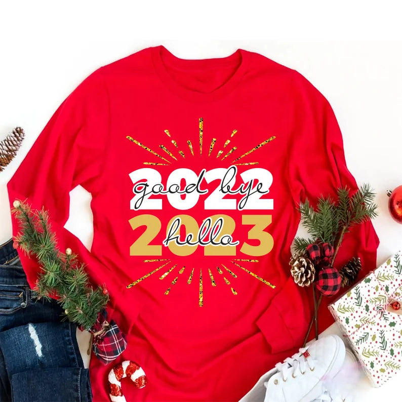 Happy New Year Long Sleeve T-Shirt