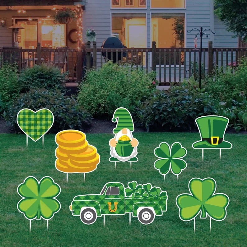 St. Patrick's Day Yard Sign Cutouts