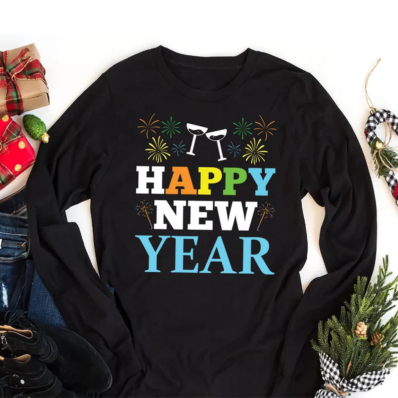 Happy New Year Long Sleeve T-Shirt