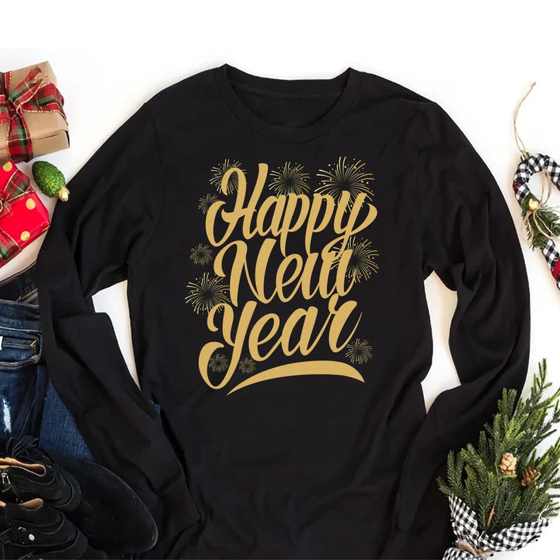 Happy New Year Long Sleeve T-Shirt