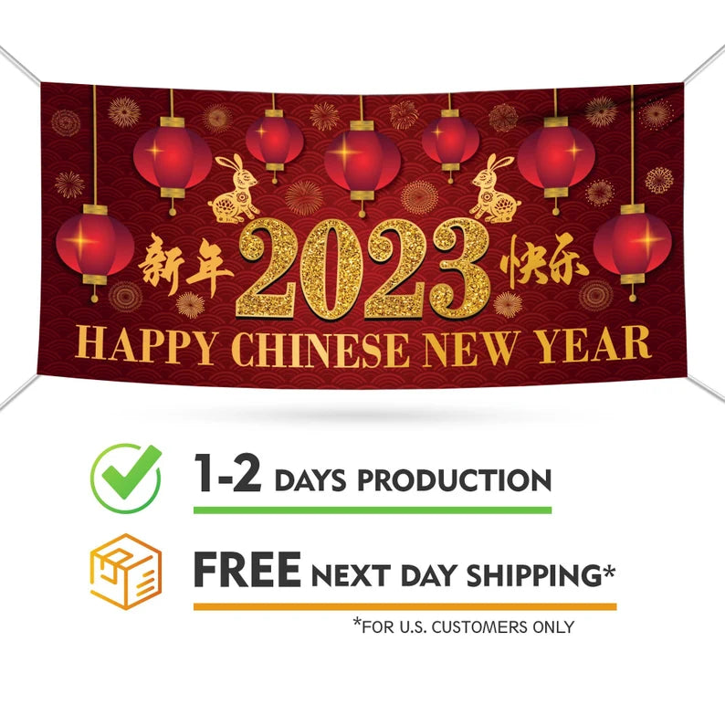 Chinese New Year 2023 Banner Sign
