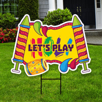 Holi Yard Sign