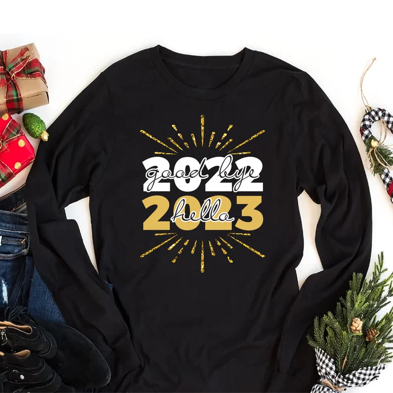 Happy New Year Long Sleeve T-Shirt