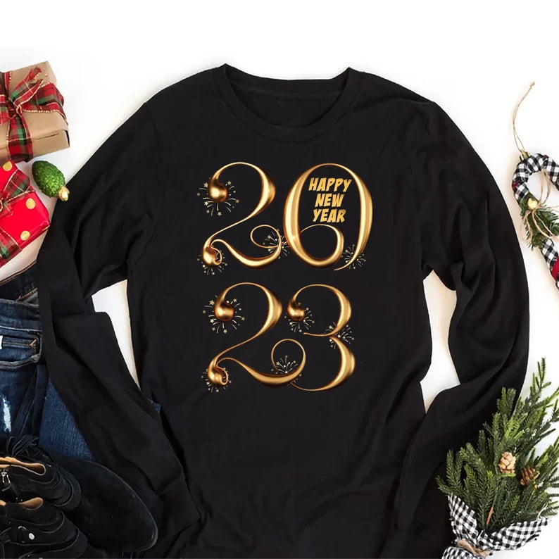 Happy New Year Long Sleeve T-Shirt