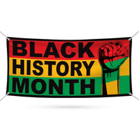 Black History Month Banner Sign