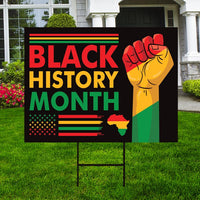 Black History Month Yard Sign