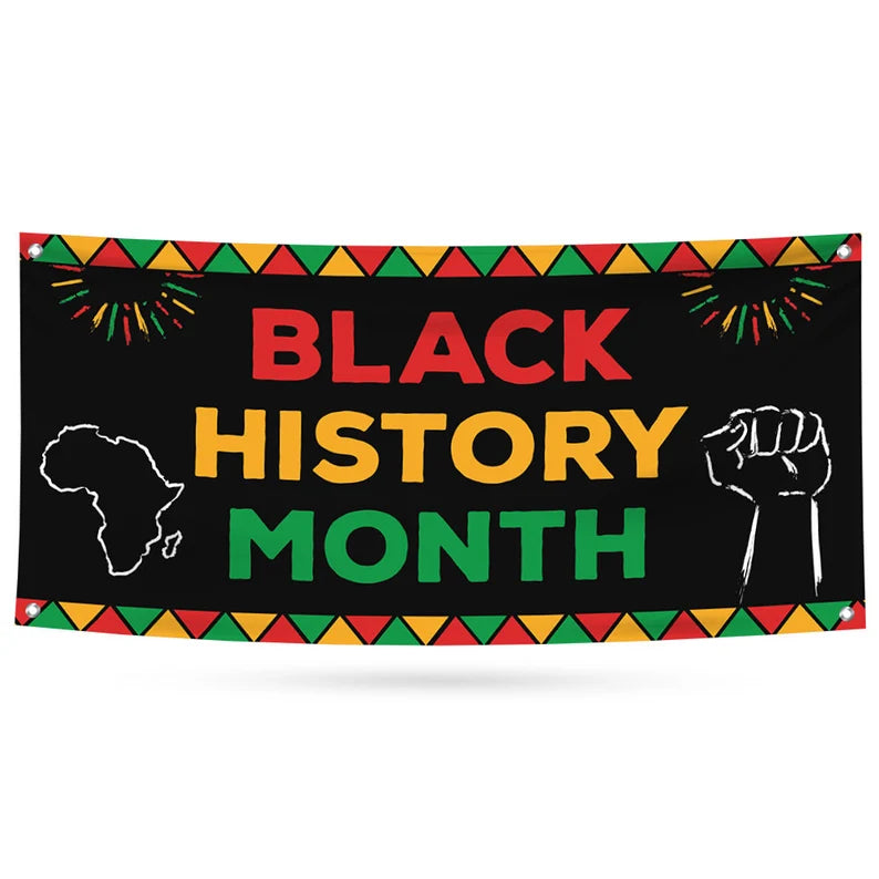 Black History Month Banner Sign