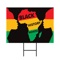 Black History Month Yard Sign