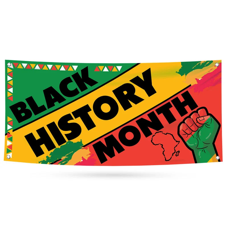 Black History Month Banner Sign