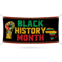Black History Month Banner Sign
