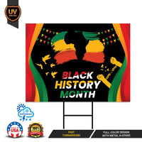 Black History Month Yard Sign