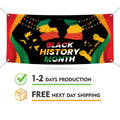 Black History Month Banner Sign