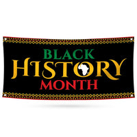 Black History Month Banner Sign