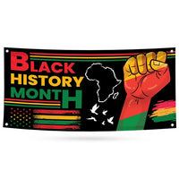 Black History Month Banner Sign