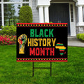 Black History Month Yard Sign