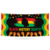 Black History Month Banner Sign