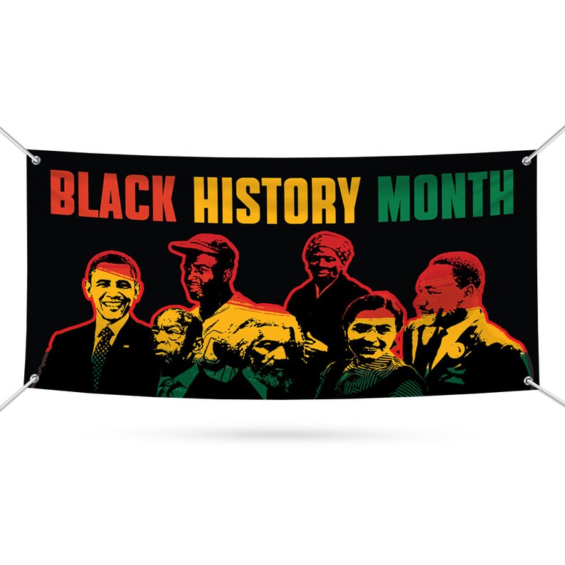 Black History Month Banner Sign