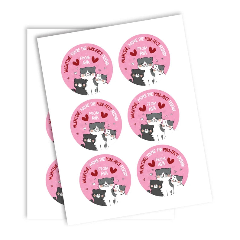 Personalized Valentine's Day Stickers