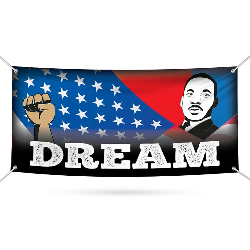 Martin Luther King Day Banner Sign