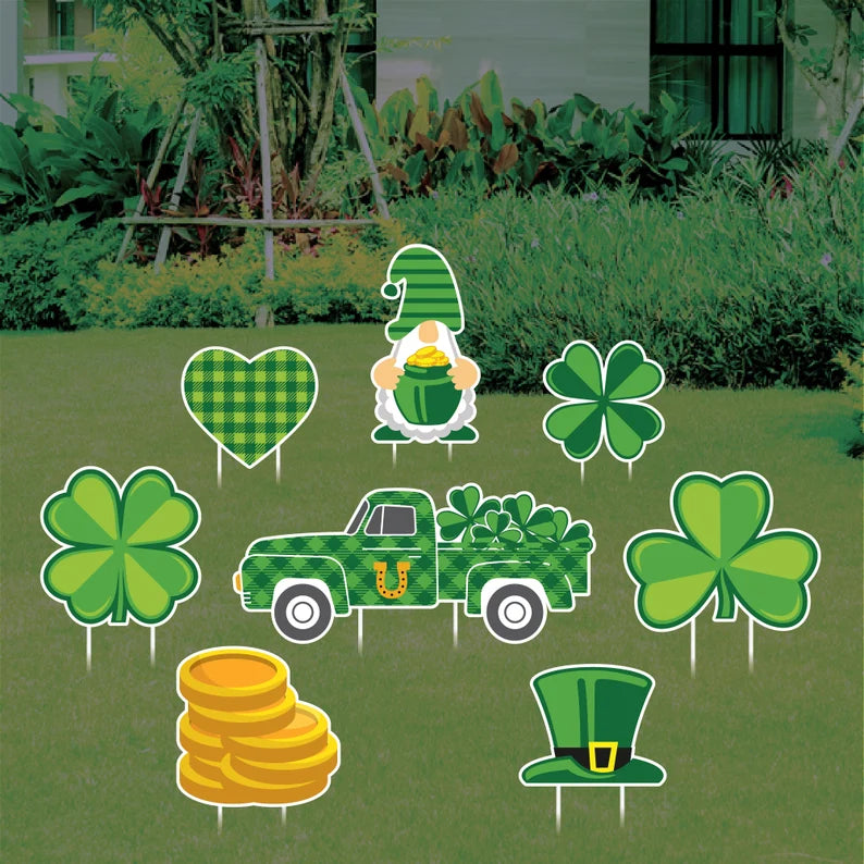 St. Patrick's Day Yard Sign Cutouts