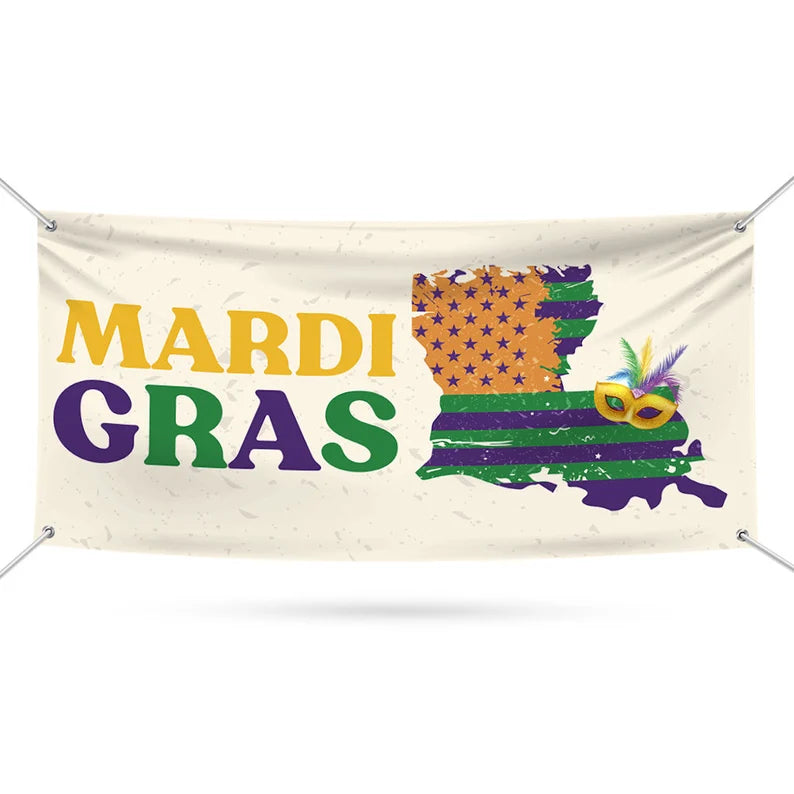 Mardi Gras Banner Sign