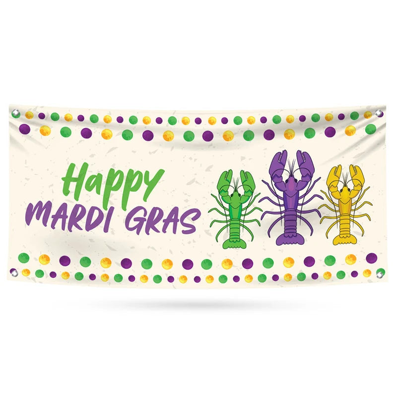 Mardi Gras Banner Sign