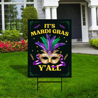 Mardi Gras 2023 Yard Sign