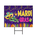 Mardi Gras Yard Sign