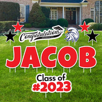 Personalized Graduation Yard Sign Letters