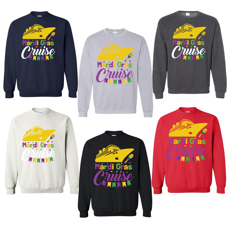 Mardi Gras Cruise Ship Party Sweatshirt