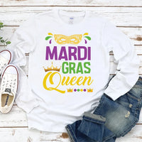 Mardi Gras Queen Long Sleeve T-Shirt